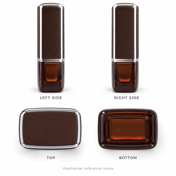 Noble Lime: illustrative original-reference left, right, top and bottom bottle views
