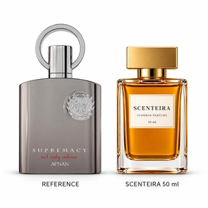 Silver Orchard: original inspiration reference beside the Scenteira 50 ml bottle